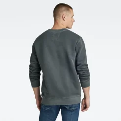 G-star Raw Pullover & Sweatshirts*Distressed logo r sw dk black gd