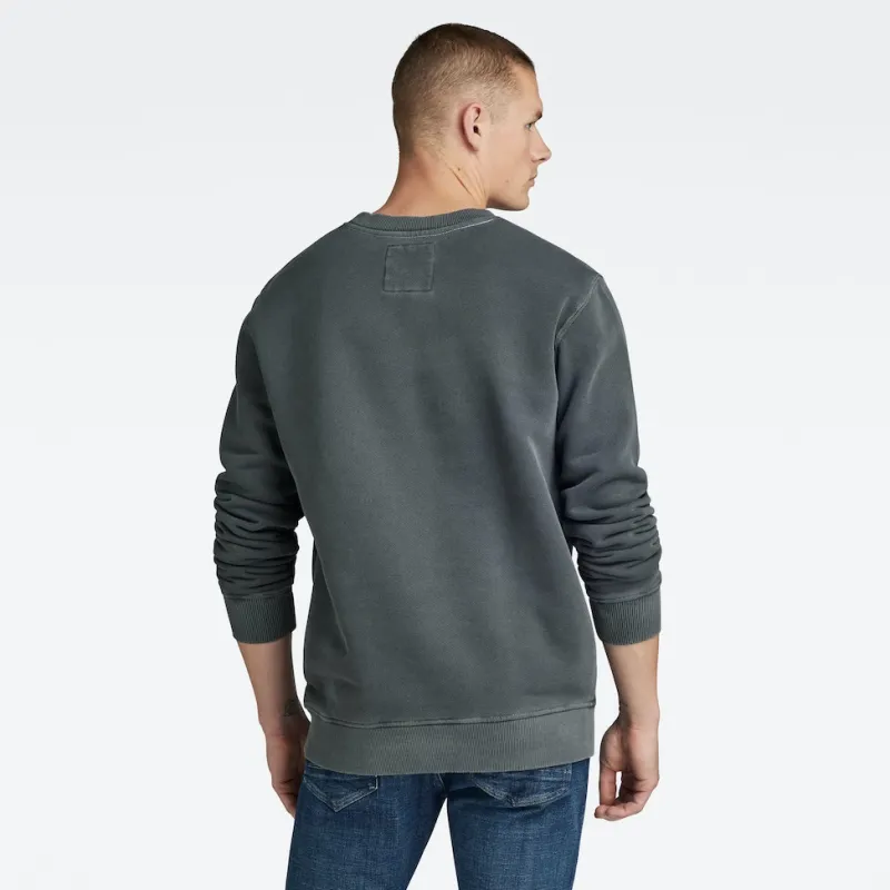 G-star Raw Pullover & Sweatshirts*Distressed logo r sw dk black gd