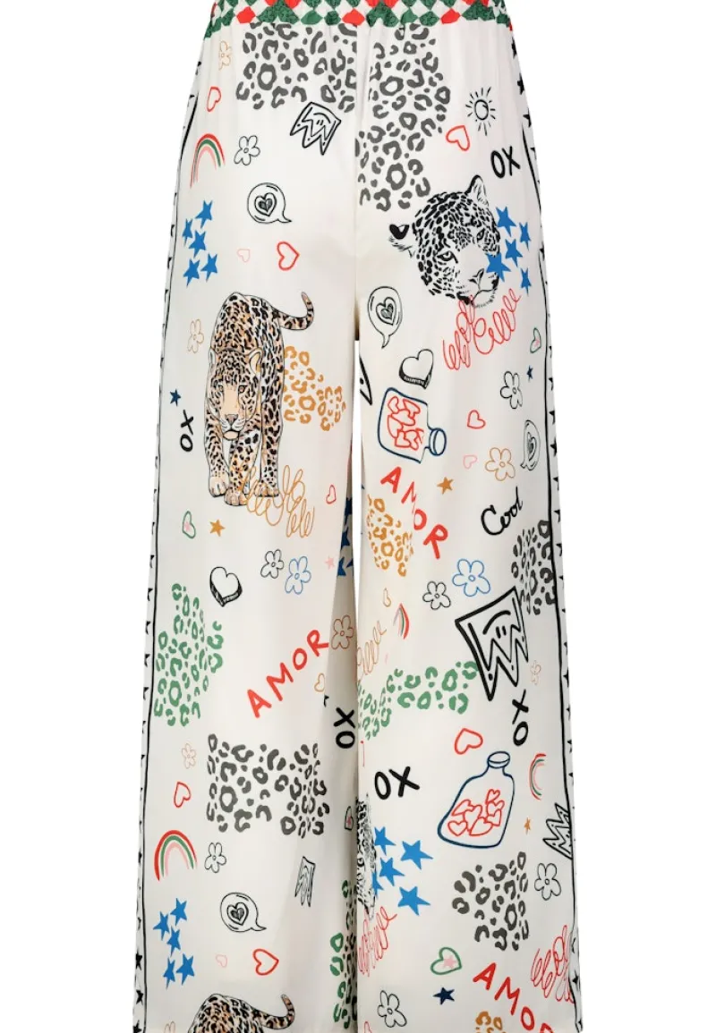 Eight 2 Nine Hosen*D50096J62576A allover print: animal leo-star-graphic