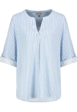 Eight 2 Nine Blusen*D74512M11117A2 stripes: white-open air blue