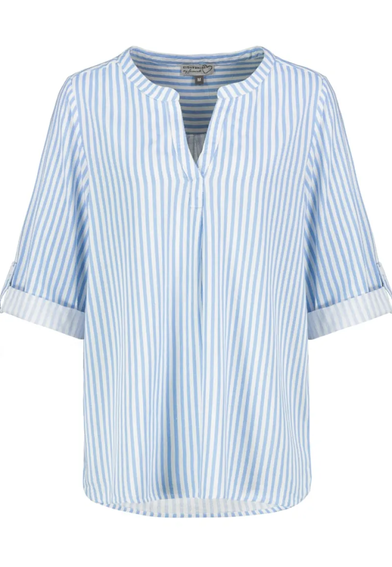 Eight 2 Nine Blusen*D74512M11117A2 stripes: white-open air blue