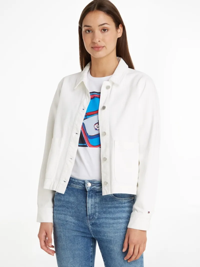 Tommy Hilfiger Jacken*DNM JACKET CIRC off white