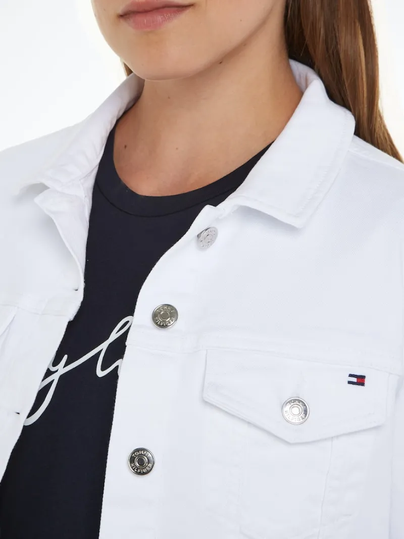 Tommy Hilfiger Jacken*DNM SLIM JACKET WHITE th optic white