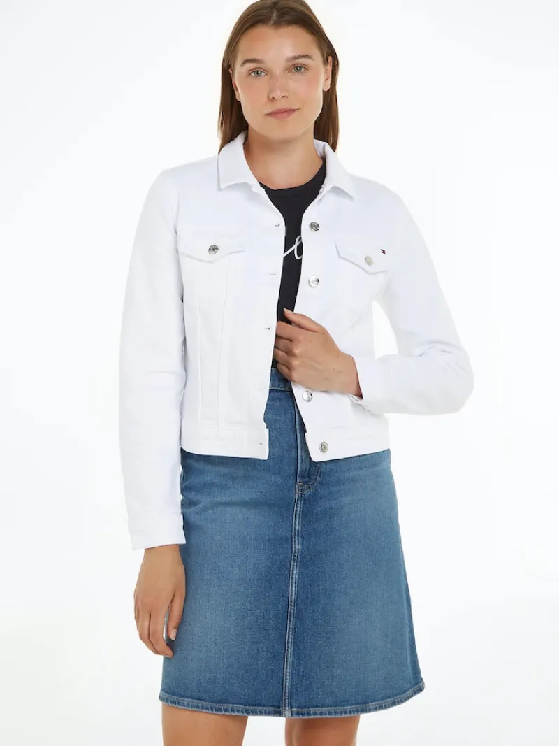 Tommy Hilfiger Jacken*DNM SLIM JACKET WHITE th optic white