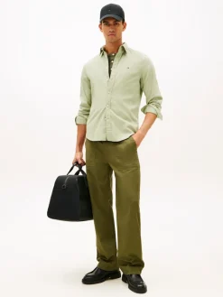 Tommy Hilfiger Hemden|Big Boys*DOBBY SF SHIRT earth sage