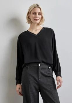 Street One Blusen*Dolman Bluse Black