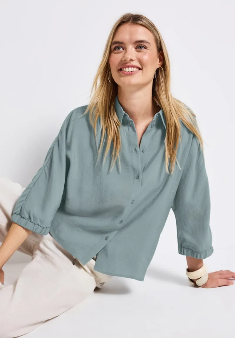 Street One Blusen*Dolman Hemdbluse arona blue