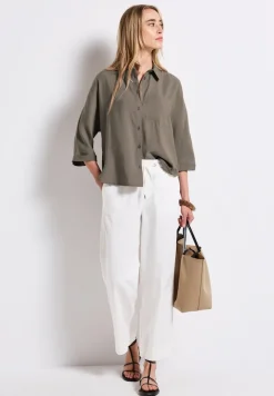 Street One Blusen*Dolman Hemdbluse dark tumbled beige