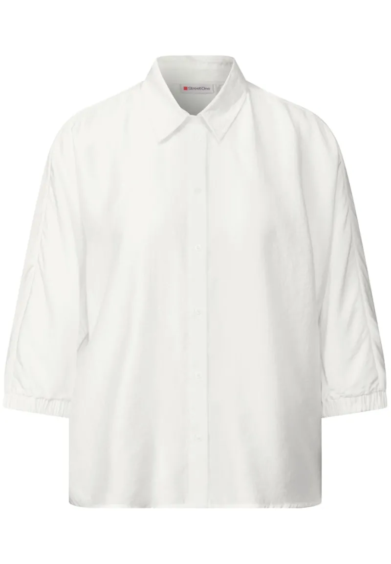 Street One Blusen*Dolman Hemdbluse off white