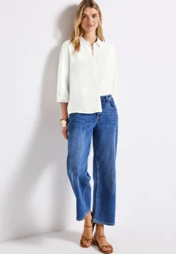 Street One Blusen*Dolman Hemdbluse off white