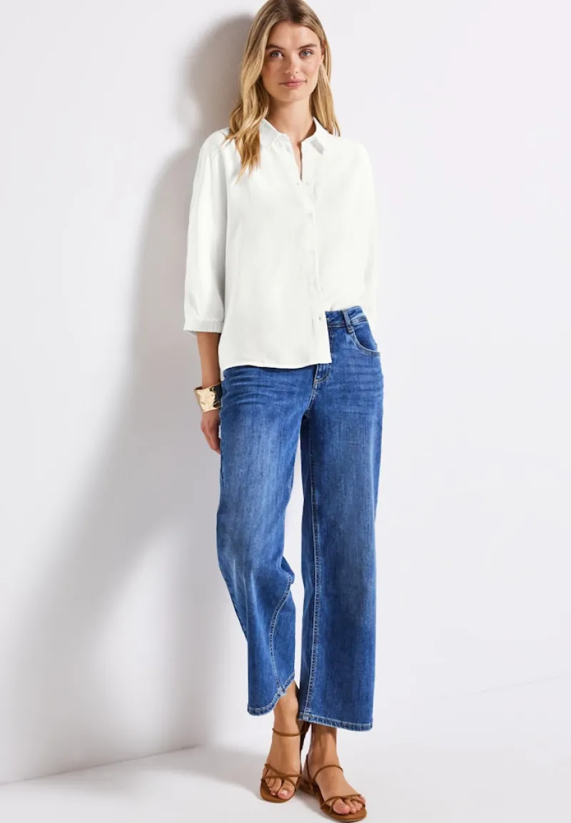 Street One Blusen*Dolman Hemdbluse off white