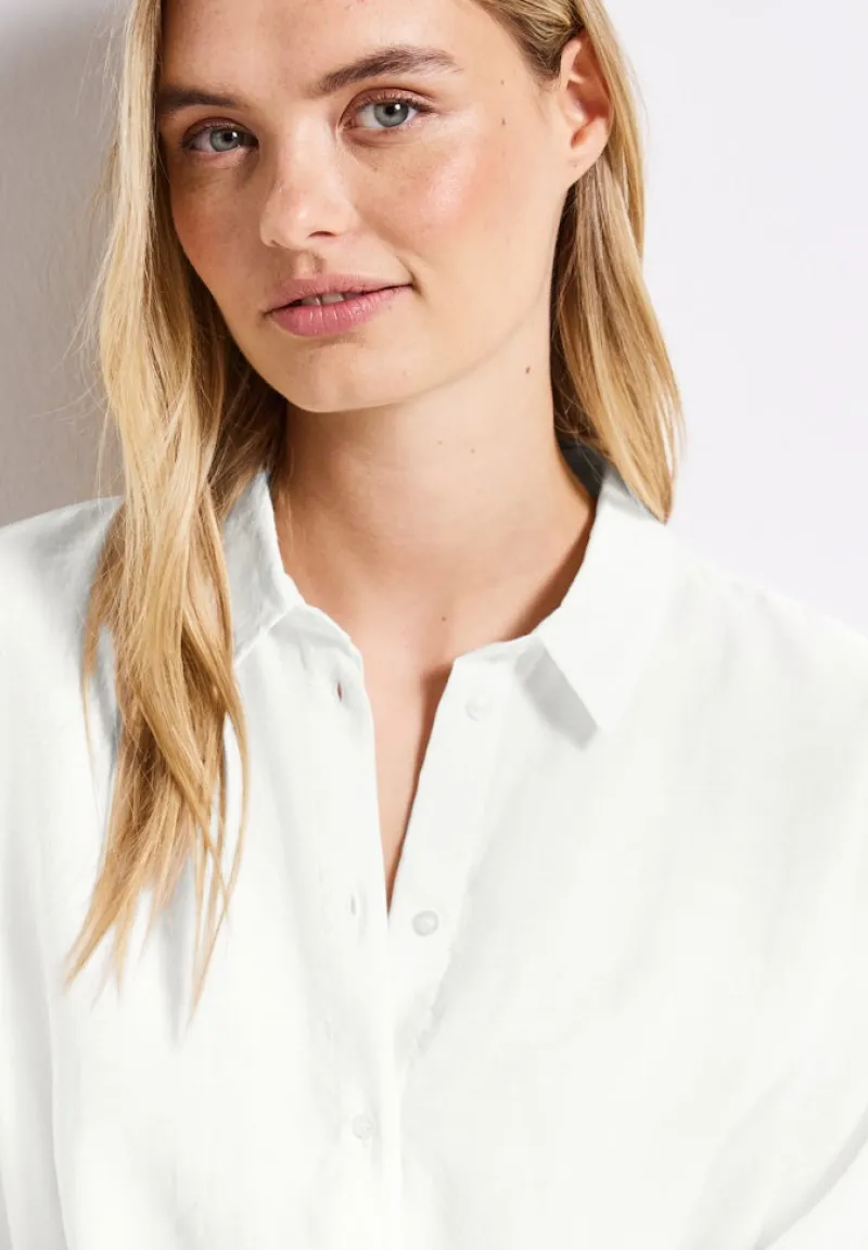 Street One Blusen*Dolman Hemdbluse off white