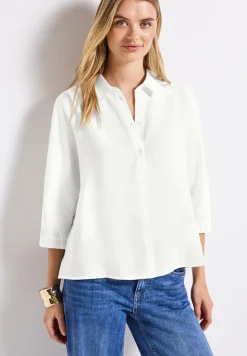 Street One Blusen*Dolman Hemdbluse off white