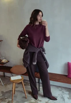 STREET ONE STUDIO Pullover & Sweatshirts*Dolman Pullover royal plum