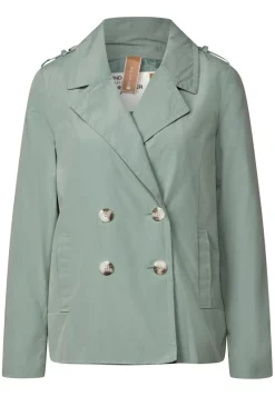 Street One Jacken*Doppelreihiger Trenchcoat mint green