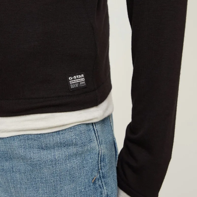 G-star Raw Shirts*Double layer r t ls wmn dk black