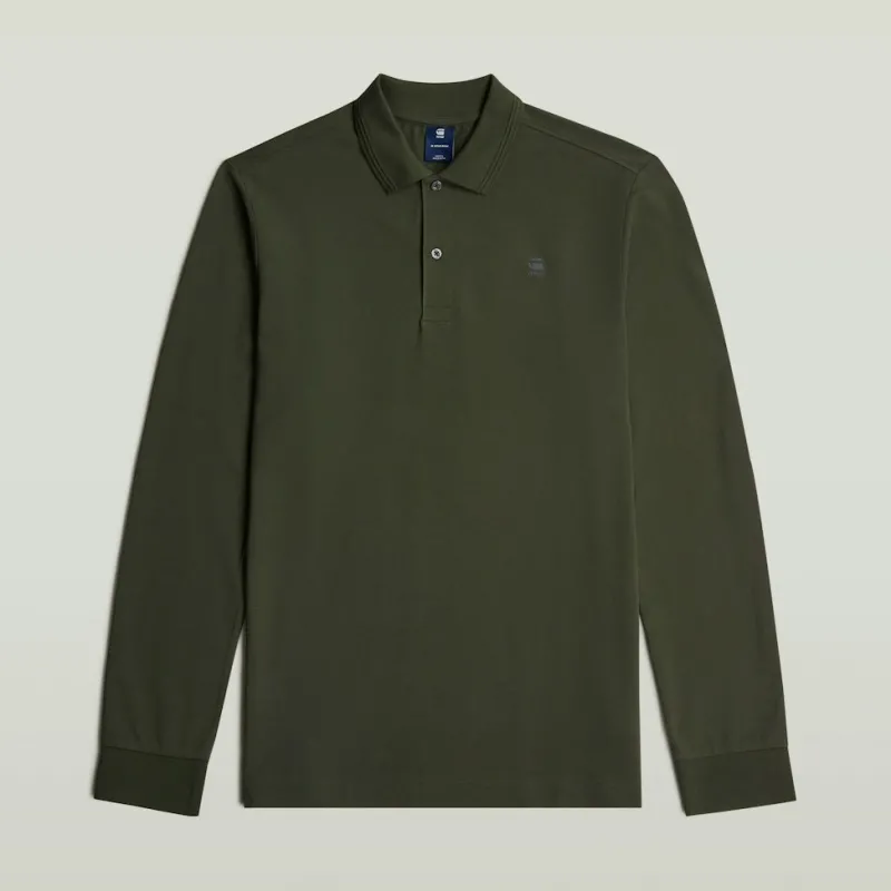 G-star Raw Shirts*Dunda slim polo ls Asfalt