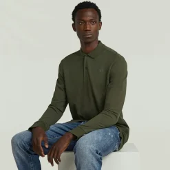 G-star Raw Shirts*Dunda slim polo ls Asfalt