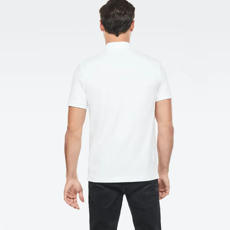G-star Raw Shirts*Dunda slim polo ss white