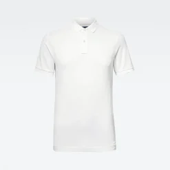 G-star Raw Shirts*Dunda slim polo ss white