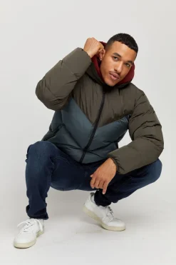 Mazine Jacken*Duns Puffer Jacket black-black olive