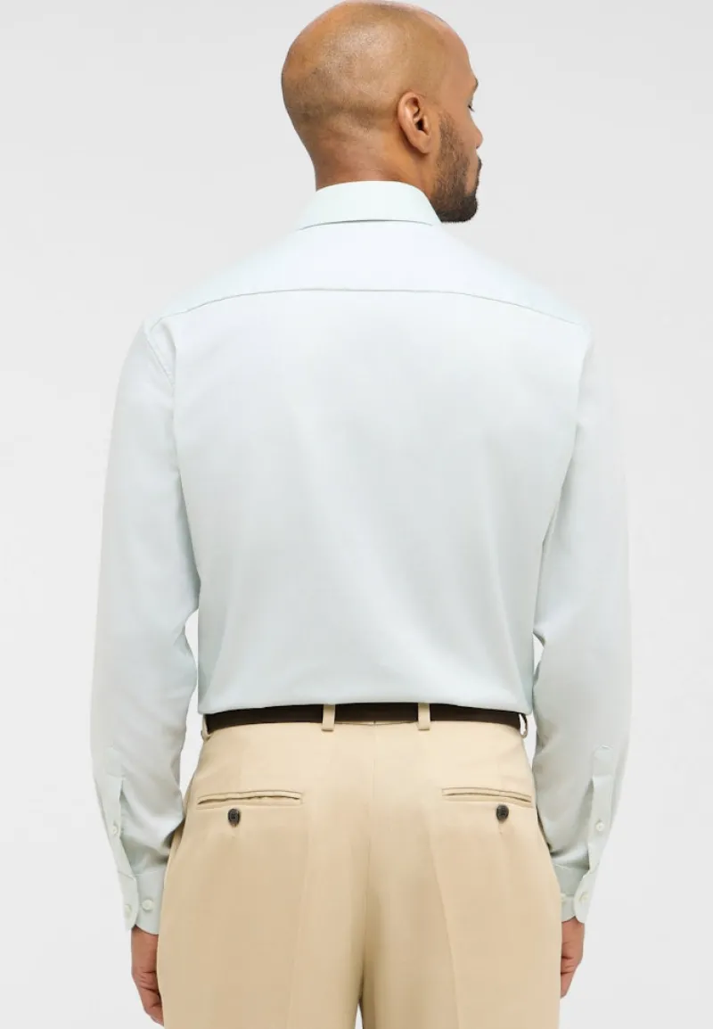 ETERNA Hemden|Big Boys*Dynamic Cotton Dobbydesign Langarm pistazie