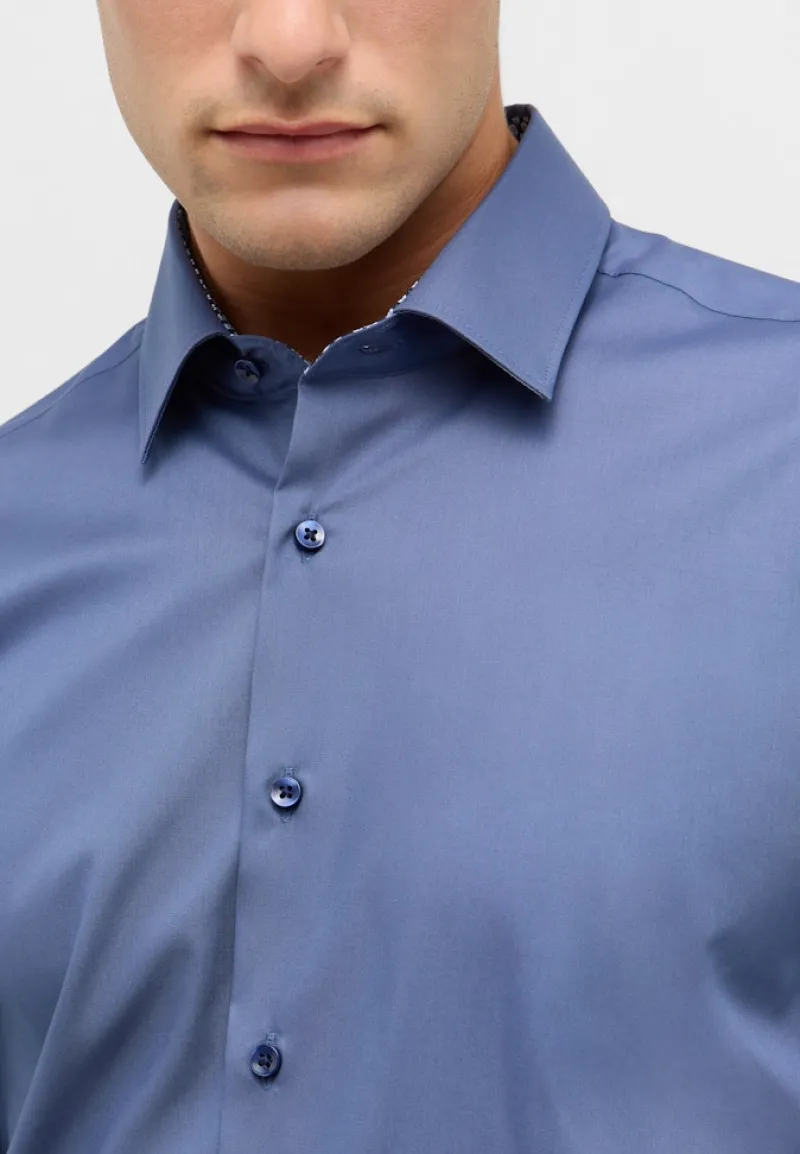 ETERNA Hemden|Big Boys*Dynamic Cotton Popeline Langarm denim