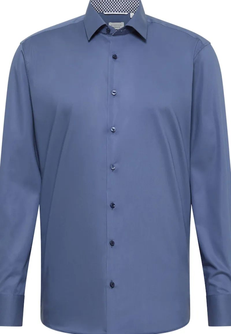 ETERNA Hemden|Big Boys*Dynamic Cotton Popeline Langarm denim