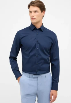 ETERNA Hemden|Big Boys*Dynamic Cotton Popeline Langarm navy