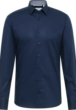 ETERNA Hemden|Big Boys*Dynamic Cotton Popeline Langarm navy