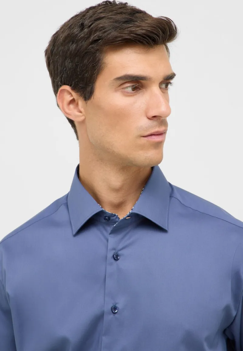 ETERNA Hemden|Big Boys*Dynamic Cotton Popeline Langarm denim