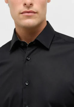 ETERNA Hemden|Big Boys*Dynamic Cotton Popeline Langarm Schwarz