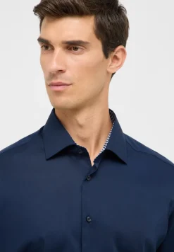 ETERNA Hemden|Big Boys*Dynamic Cotton Popeline Langarm navy
