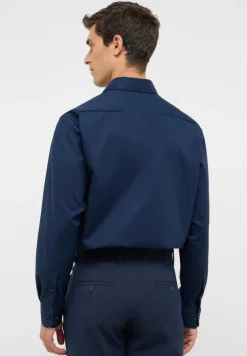 ETERNA Hemden|Big Boys*Dynamic Cotton Popeline Langarm navy