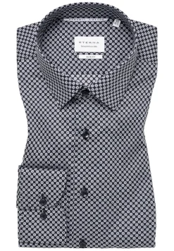 ETERNA Hemden|Big Boys*Dynamic Cotton Twill Langarm anthrazit