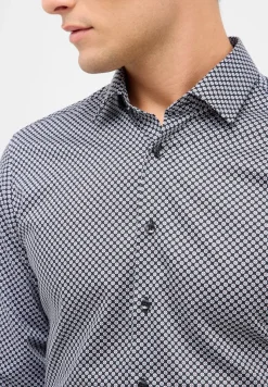 ETERNA Hemden|Big Boys*Dynamic Cotton Twill Langarm anthrazit