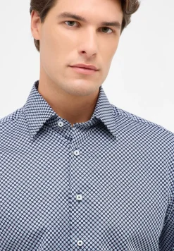 ETERNA Hemden|Big Boys*Dynamic Cotton Twill Langarm navy