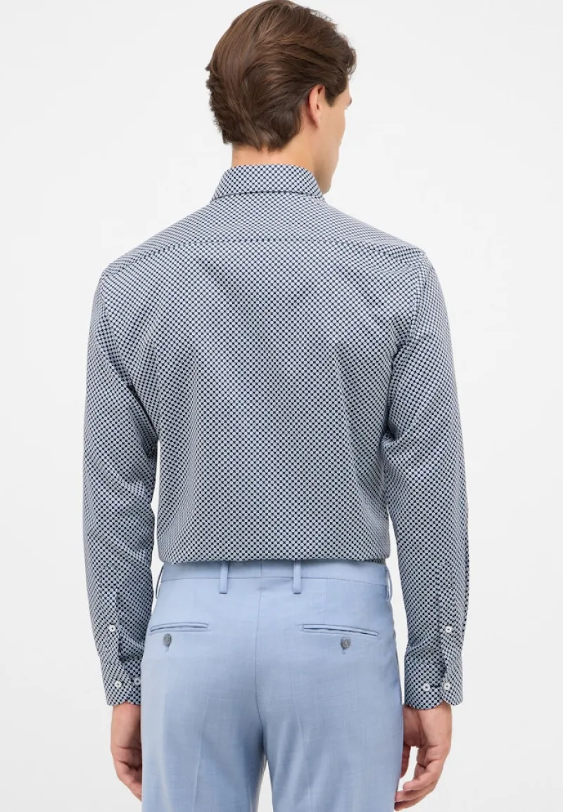 ETERNA Hemden|Big Boys*Dynamic Cotton Twill Langarm navy