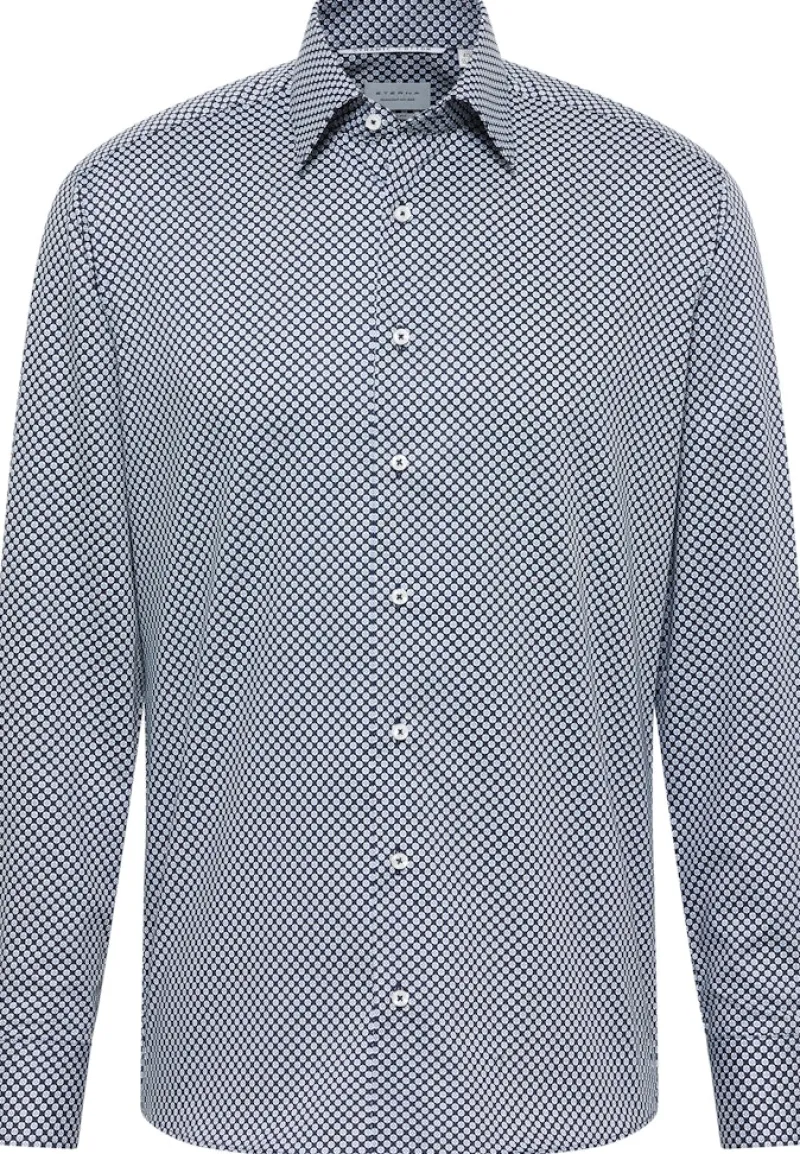 ETERNA Hemden|Big Boys*Dynamic Cotton Twill Langarm navy