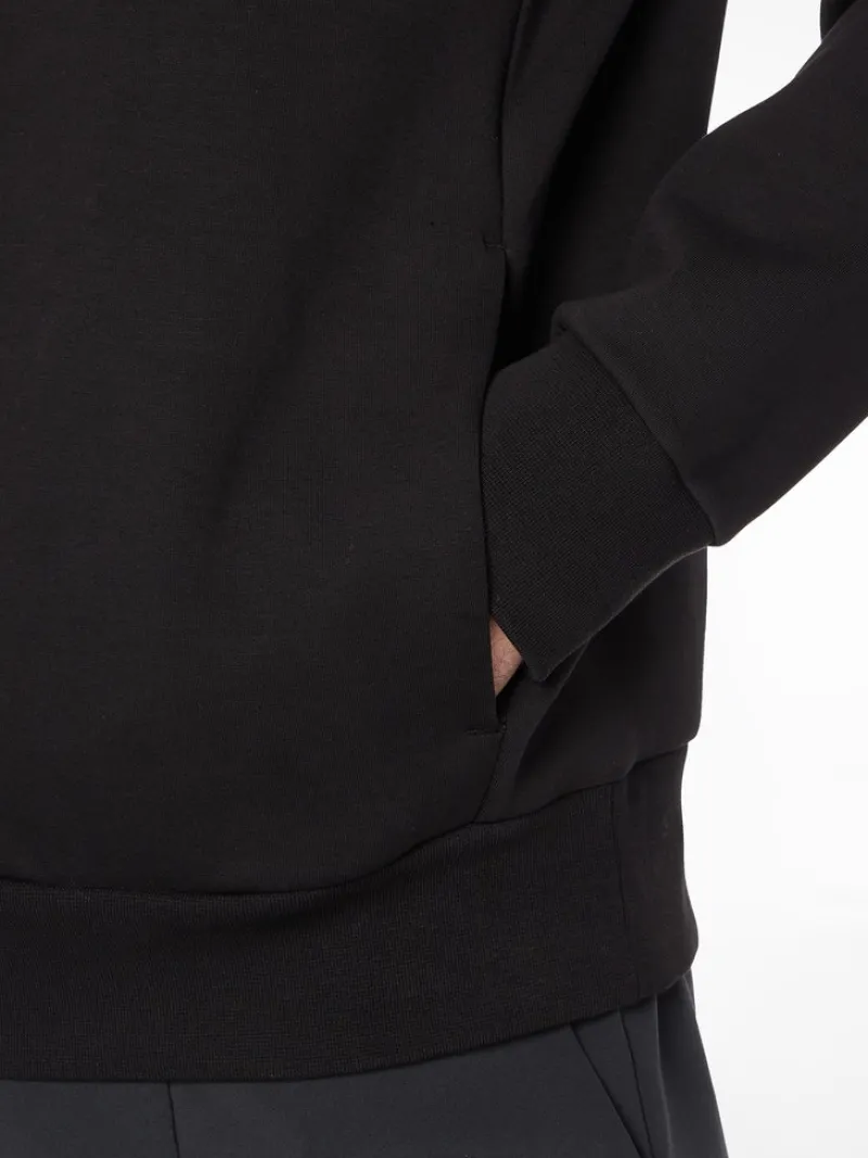 Calvin Klein Pullover & Sweatshirts*EMBOSSED RIB COMFORT HOODIE ck black