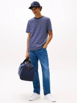 Tommy Hilfiger Shirts|Big Boys*ESS SEASONAL REG FIT SOLID TEE preppy navy-ivory petal