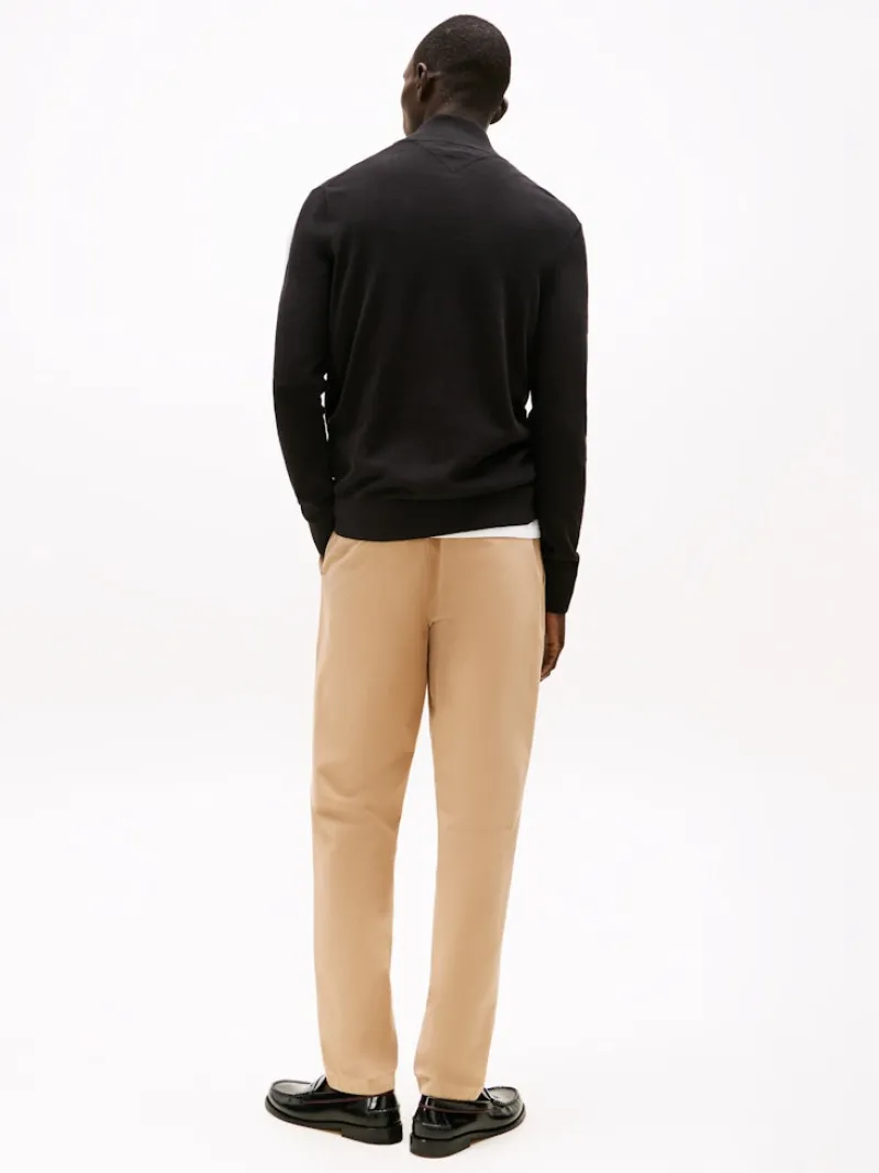 Tommy Hilfiger Pullover & Sweatshirts|Big Boys*ESSENTIAL COTTON ZIP MOCK Black