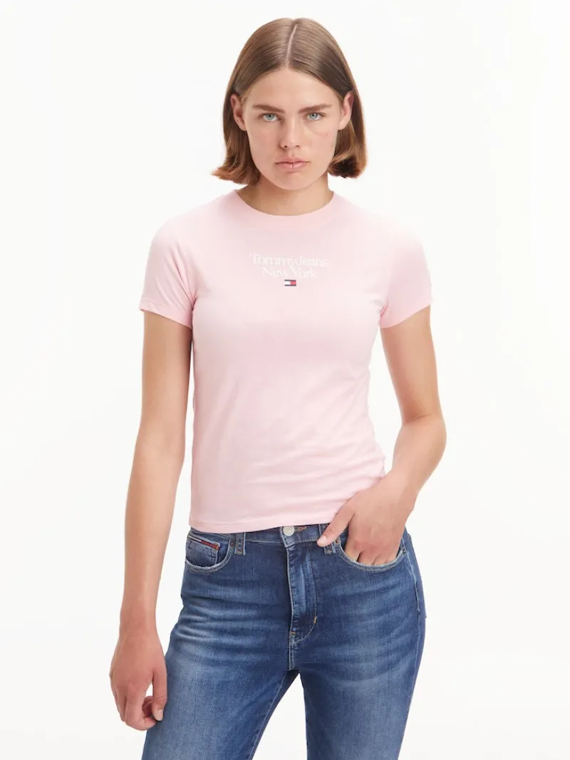 Tommy Jeans Shirts*Essential Logo T-Shirt aloha pink