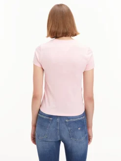Tommy Jeans Shirts*Essential Logo T-Shirt aloha pink
