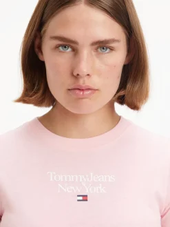 Tommy Jeans Shirts*Essential Logo T-Shirt aloha pink