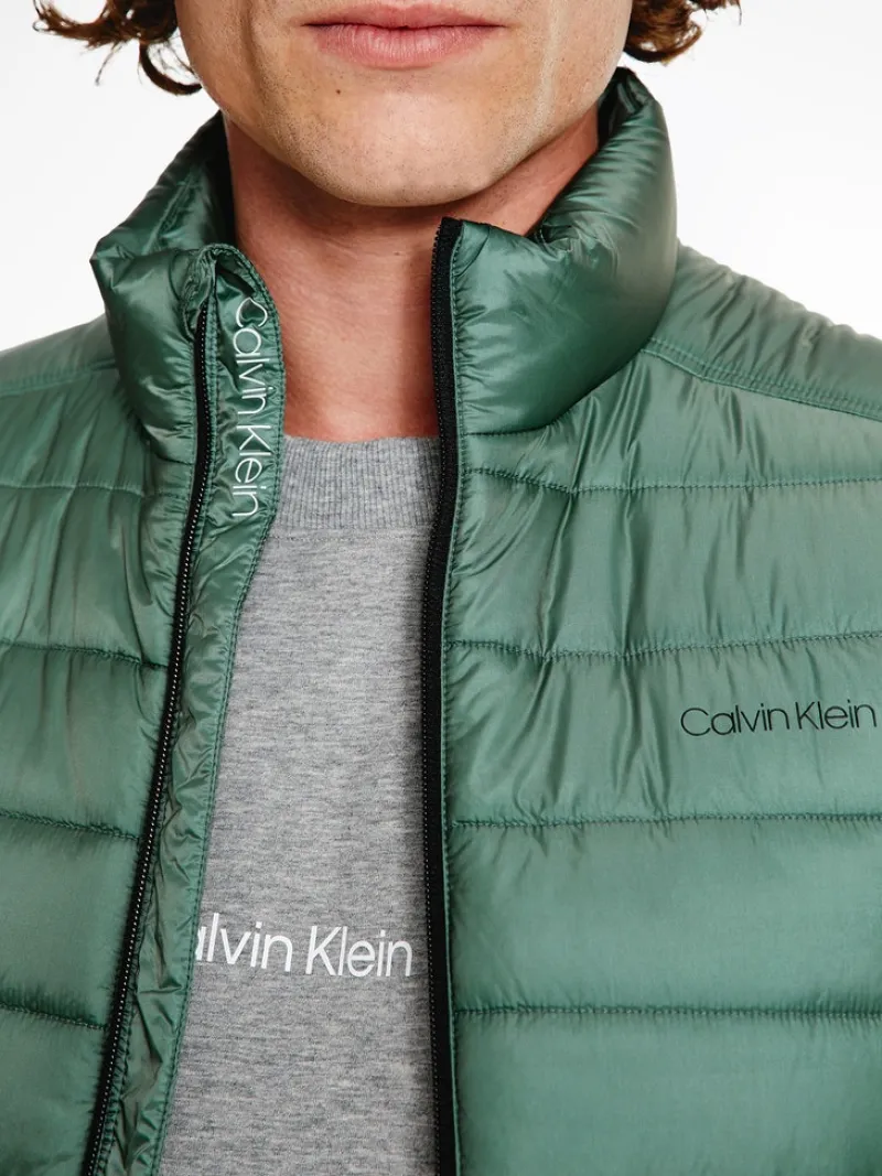 Calvin Klein Westen*ESSENTIAL SIDE LOGO VEST Balsam Green