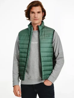 Calvin Klein Westen*ESSENTIAL SIDE LOGO VEST Balsam Green