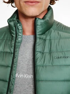 Calvin Klein Westen*ESSENTIAL SIDE LOGO VEST Balsam Green