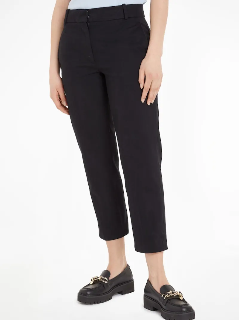 Tommy Hilfiger Hosen*ESSENTIAL SLIM STRAIGHT CO CHINO Black