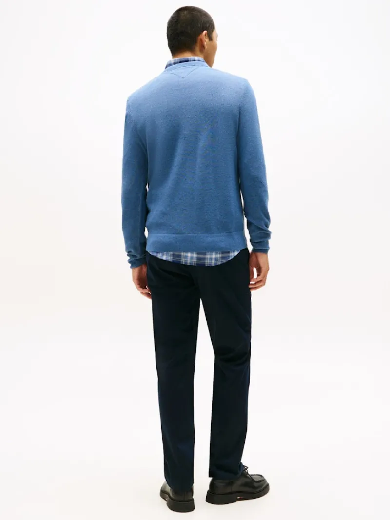 Tommy Hilfiger Pullover & Sweatshirts|Big Boys*ESSENTIAL STRUCTURE CREW NECK petrol blue heather